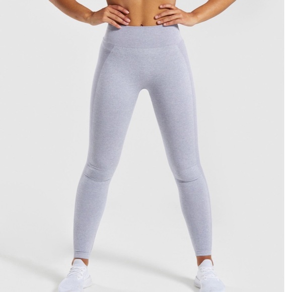 Gymshark Pants - Gymshark | Flex High Waisted Leggings in Blue/Gray